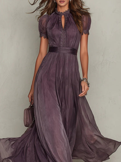Martina | Vestido elegante de chiffon fluido para un estilo sofisticado - Marina Durán