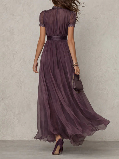 Martina | Vestido elegante de chiffon fluido para un estilo sofisticado - Marina Durán