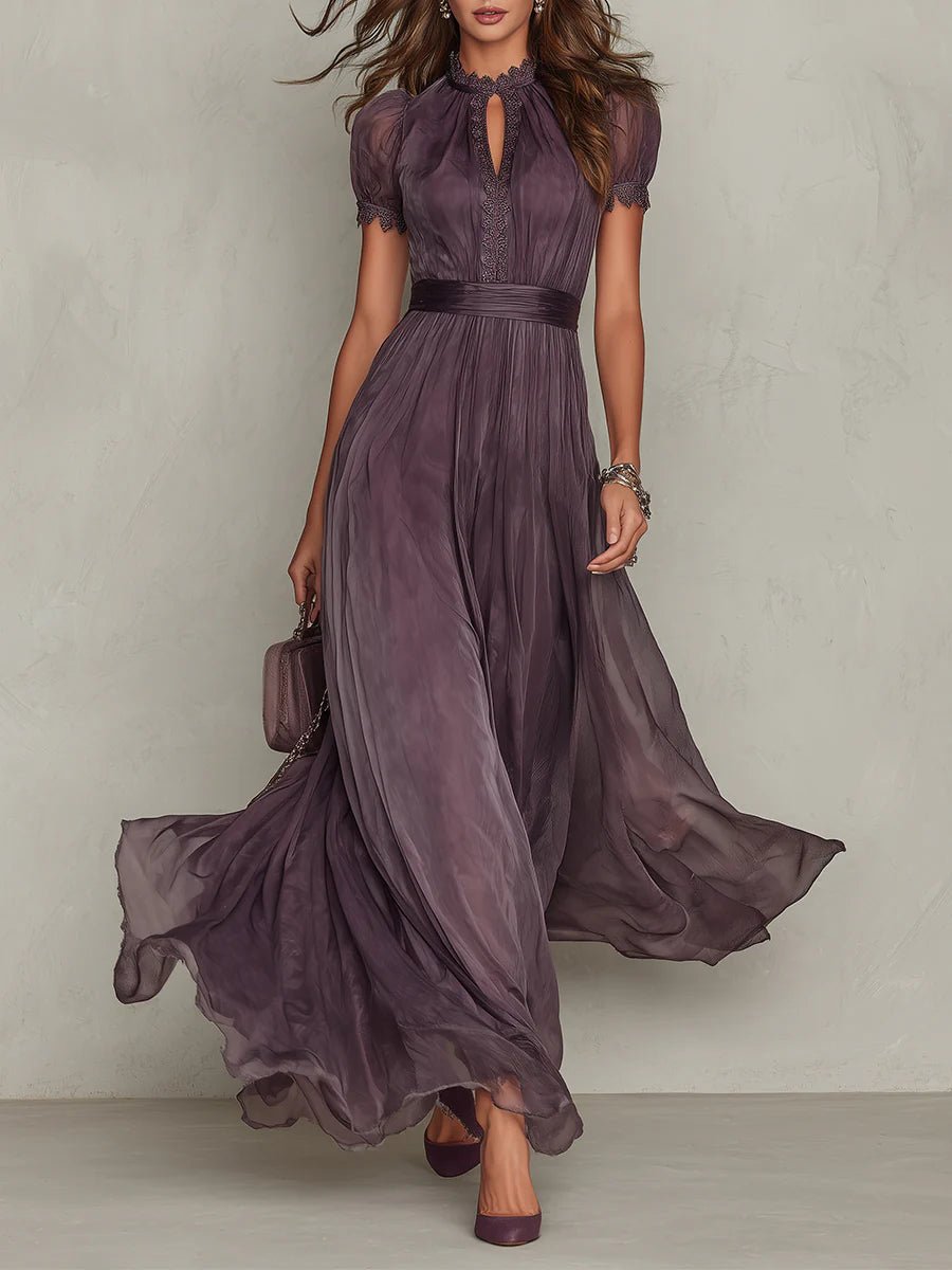 Martina | Vestido elegante de chiffon fluido para un estilo sofisticado - Marina Durán