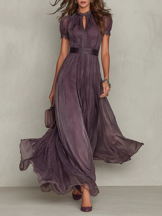 Martina | Vestido elegante de chiffon fluido para un estilo sofisticado - Marina Durán