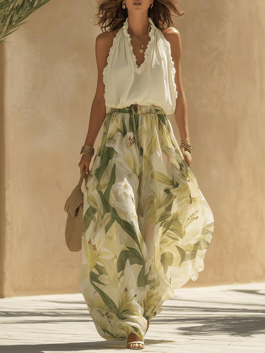 Nerea | Conjunto fluido con caída elegante y estilo impecable - Marina Durán