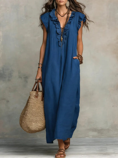 Elia | Vestido Holgado y Fresco para el Día a Día