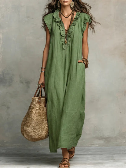 Elia | Vestido Holgado y Fresco para el Día a Día