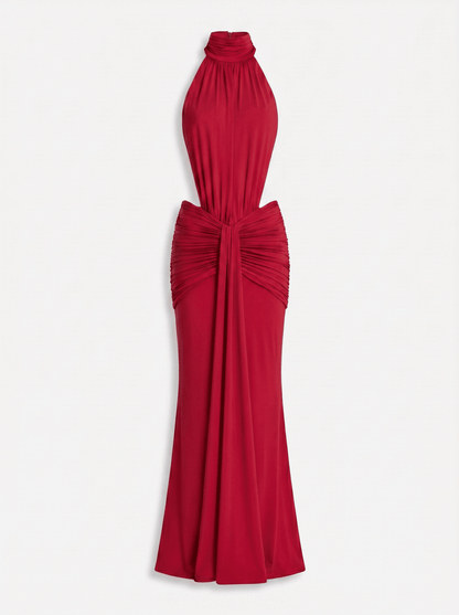 Silvia | Vestido Largo con Escote Halter - Elegancia y Glamour - Marina Durán
