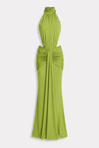 Silvia | Vestido Largo con Escote Halter - Elegancia y Glamour - Marina Durán