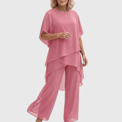 Sofía | Traje Fluido Azul Marino corte Relajado - Marina Durán