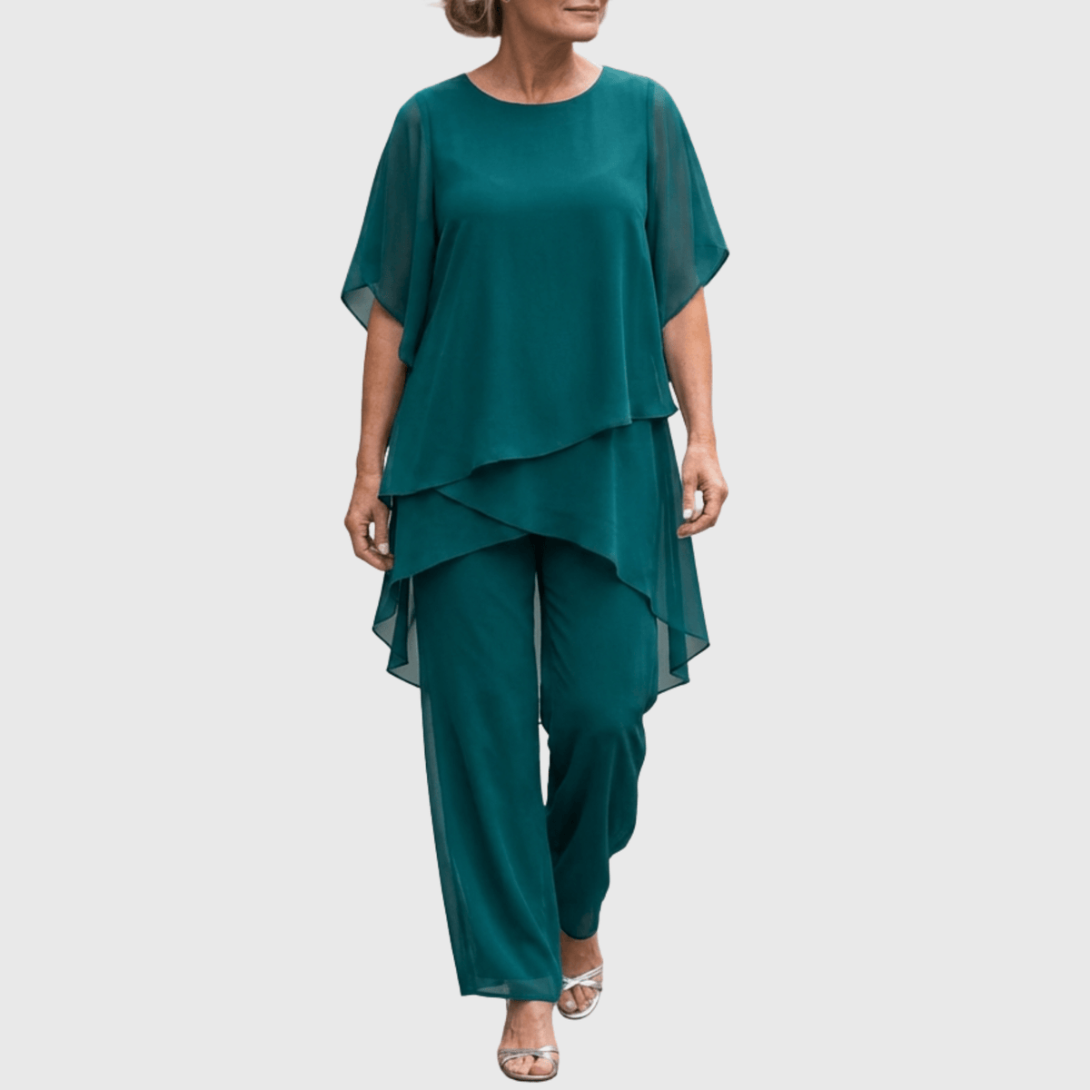 Sofía | Traje Fluido Azul Marino corte Relajado - Marina Durán