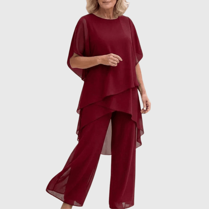 Sofía | Traje Fluido Azul Marino corte Relajado - Marina Durán