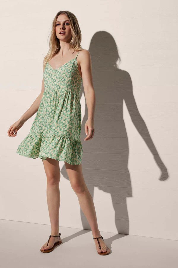 Vestido Cala Corto Floral de Verano | Marina Durán - Marina Durán