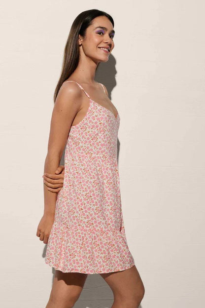Vestido Cala Corto Floral de Verano | Marina Durán - Marina Durán