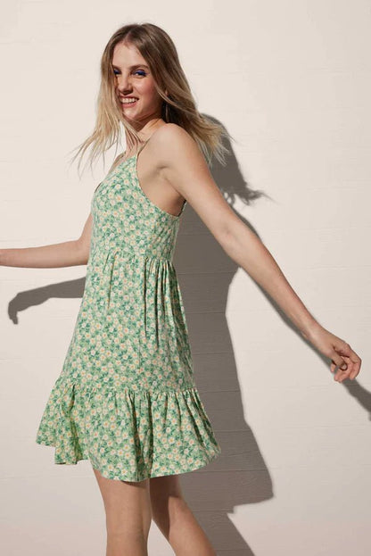 Vestido Cala Corto Floral de Verano | Marina Durán - Marina Durán