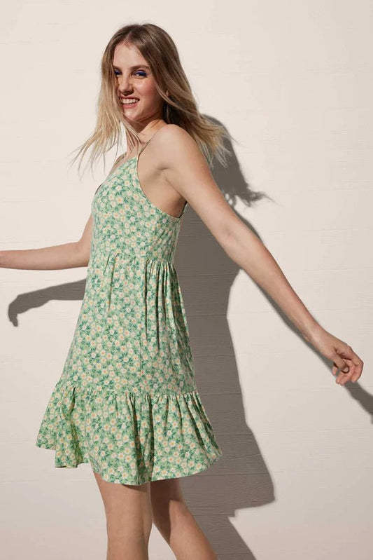 Vestido Cala Corto Floral de Verano | Marina Durán - Marina Durán