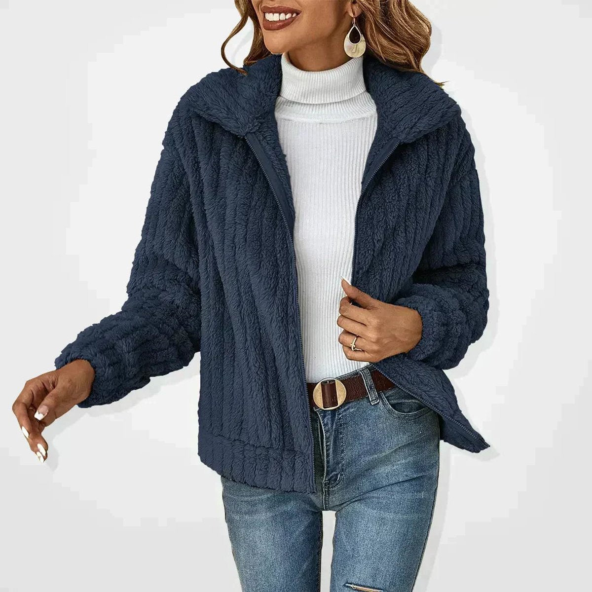 Roberta | Chaqueta de cremallera caliente