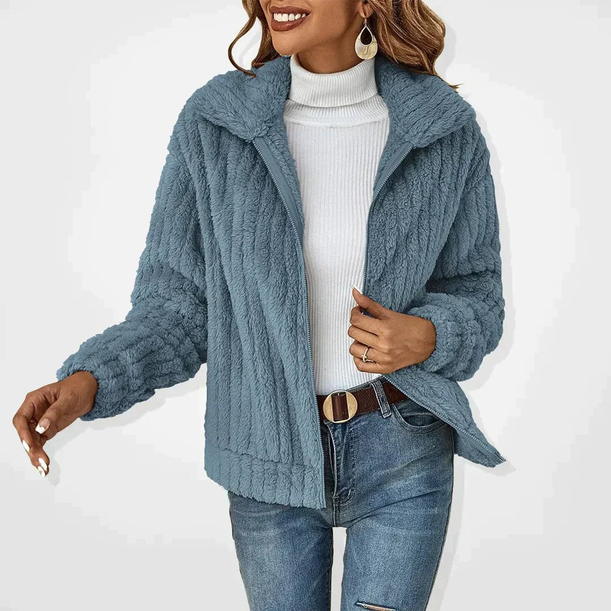 Roberta | Chaqueta de cremallera caliente