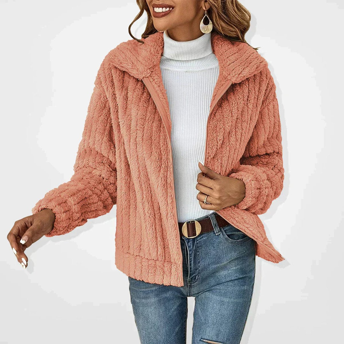 Roberta | Chaqueta de cremallera caliente